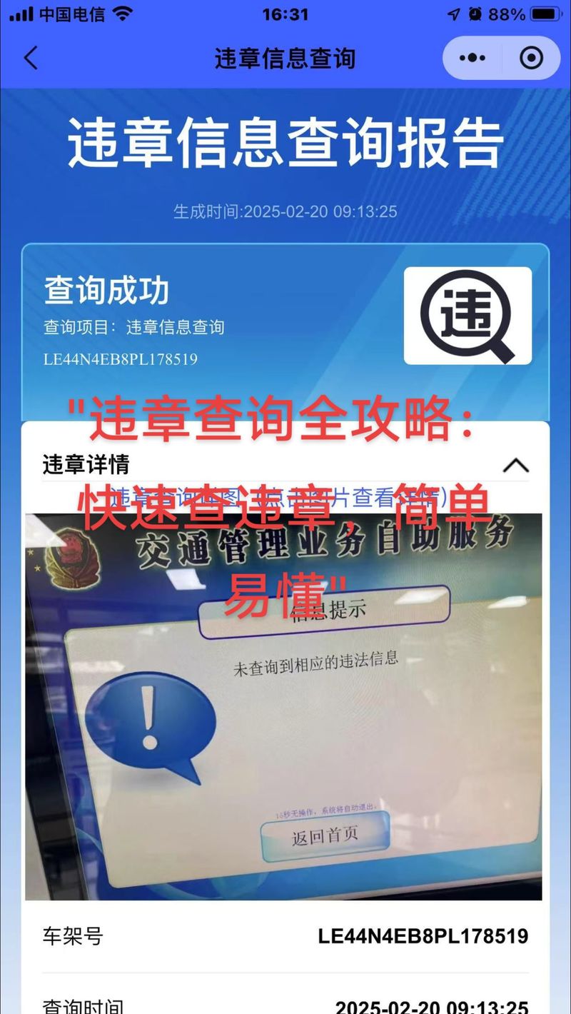 异地违章查询在线查询／异地违章查询怎么查