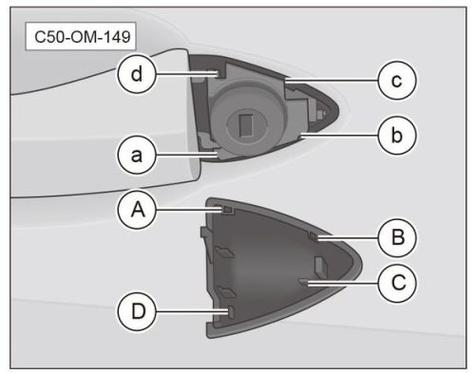 北汽eu5机械钥匙启动／北汽eu5钥匙怎么拆开